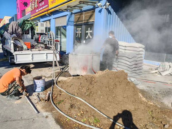 营根镇顶管注浆加固